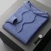 Pure 100% Australian Wool Men's Hoodie Seamless Casual Pullover Solid Color Knitted Sweater_viptrois.com