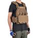 Tactical Vest – Adjustable & Breathable Plate Carrier For Airsoft, Training & Outdoor Survival | Quick-Release Design (Black/OD Green/Multicam, _viptrois.com