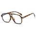 Men's Sunglasses Retro Women's Sunglasses Anti Ultraviolet Sun Glasses Men's Fashion Personality Tortoise Shell Pilot Style_viptrois.com