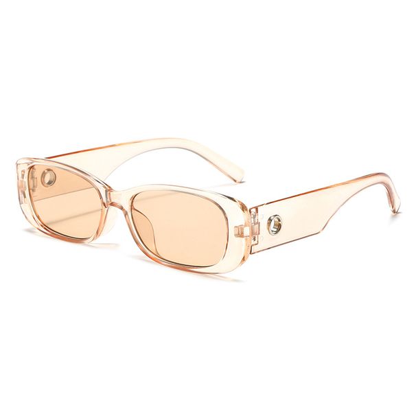 Blue Plus Square Frame Trendy Cool Portable High End Sunglasses For Men And Women Sun Protection, Anti Glare And Anti Ultraviolet_viptrois.com