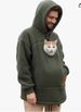 Loom 2025 New European And American Style Fleece Unisex Trendy Hooded Loose Casual Warm Sweatshirt_viptrois.com