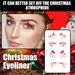 Christmas Eyeliner eyeliner Personalized creative makeup sticker Fashion party decoration eye sticker_viptrois.com