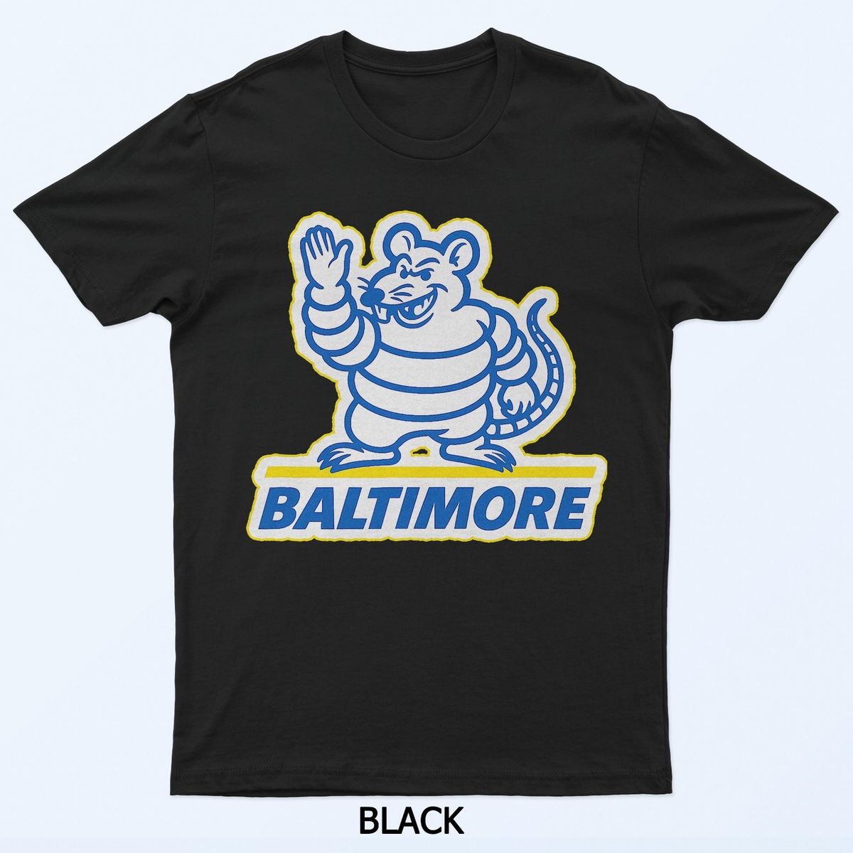 Funny Punk Novelty Design Baltimore Maryland Balto Rat Fun T-Shirt Mens Womens Tees Top_viptrois.com