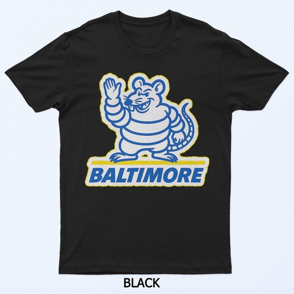 Funny Punk Novelty Design Baltimore Maryland Balto Rat Fun T-Shirt Mens Womens Tees Top_viptrois.com
