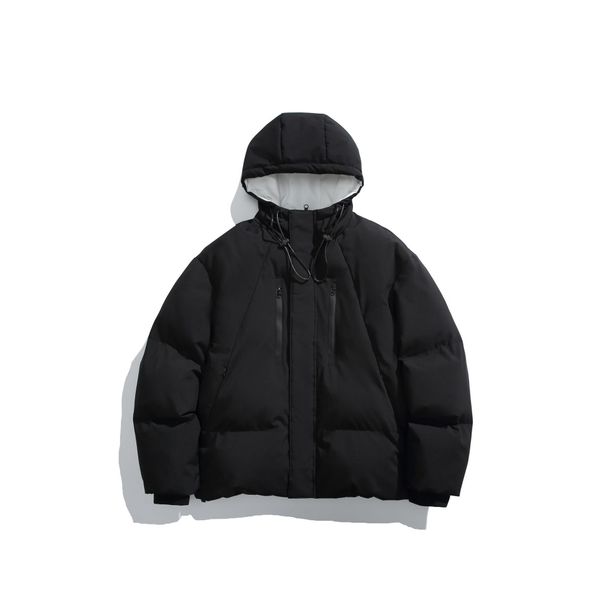 25 Winter New American Style Outdoor Color-Block Hooded Jacket For Men Thickened Warm Trendy Cotton Coat_viptrois.com