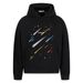 Ink Splash Color Diamond Decorated Hooded Sweatshirt Loose Niche Design Sense Personality Casual Men's Sports Shirt_viptrois.com
