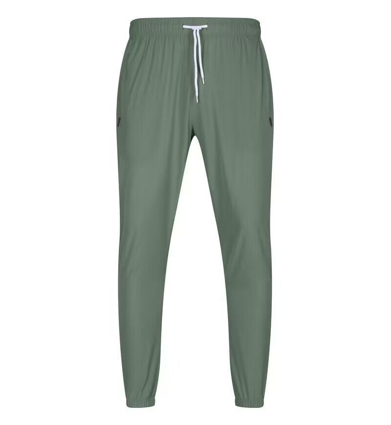 Men's Clothing Sports Trousers Thin Fitness Running Casual Pants Slim Elastic Quick-Drying Breathable Trousers_viptrois.com