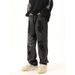 Men's Clothing American Vibe Retro Spider Web Embroidered Ripped Patch Jeans For Men And Women High Street Loose Wide Leg Straight Trousers_viptrois.com