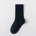 Women's Socks Solid Color Casual Socks Spring And Summer Breathable Sweat Absorbing Socks Four Seasons Cotton Socks Mid Tube Socks Women's Socks_viptrois.com
