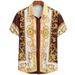 Hawaiian Royal Betis Men's Shirt Arab Islamic Solid Color Style_viptrois.com