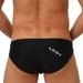 UXH Sexy Close-fitting Low Waist Small Triangle Swimming Trunks Classic Black And White Contrast Color With Pocket_viptrois.com
