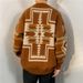 Retro Ethnic Style Thick Sweater Men's Round Neck Knitted Sweater Pullover Base Line Sweater_viptrois.com