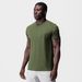 Men's Clothing Summer Slim Sports Fitness Short Sleeved Ice Feeling Cotton Polyester Elastic Moisture Wicking Round Neck T Shirt_viptrois.com