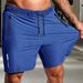 Men's Breathable Quick-Dry Sports Shorts - Lightweight Nylon Athletic Shorts For Summer, Comfortable & Stretchy, Loose Fit Casual Workout Shorts_viptrois.com