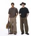 Jie Zhan Men's Clothing | Old Money Loose Knit T-Shirt 25 Autumn New Trendy Brand Warm Knitted Short Sleeve Round Neck_viptrois.com