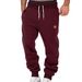 Men’s Loose-Fit Casual Pants – Trendy Solid Colors, Comfortable & Stylish (S-XXXL, Black/Navy/Light Gray/Army Green)_viptrois.com