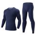 Men's New Autumn And Winter Thermal Underwear Youth Slim Fit Autumn Clothes Autumn Pants Bottoming Warm Suit_viptrois.com