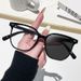 New Casual Versatile Anti-blue Glasses Frame Douyin Finished Myopia Glasses Frame Trendy Large Frame Flat Mirror_viptrois.com