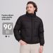 Nordmann 2025 Jacket Short Style Autumn Winter Thickened Warm Stand Collar Men's Coat Wholesale 90% White Duck Down Filling_viptrois.com