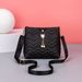 Women's Bags New Fashion Wave Pattern Sewing Line Pearl Decoration Women's Shoulder Bag Crossbody Bag Bucket Bag Wholesale_viptrois.com