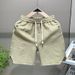 Men's Clothing Summer Shorts Men's Neutral Style Seersucker Versatile Casual Couple Fashion Trend Loose Beach Shorts Men_viptrois.com