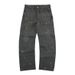 Vintage Distressed Workwear Pants - Relaxed Straight Leg French Carpenter Trousers With Paint Splatter Effect_viptrois.com