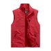 "Men's Utility Vest – Lightweight Nylon Multi-Pocket Photographer Fishing Vest With Stand Collar (8 Colors, M-6XL)"_viptrois.com