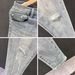 Men's Clothing Summer Heavy Wash Retro Distressed Ripped Jeans Men's Trendy Brand Handsome Scraped Slim Fit Skinny Nine Point Pants_viptrois.com