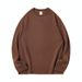 Pure White Long Sleeve 300g Heavyweight T-Shirt For Men, Autumn And Winter Thick Non-See-Through Solid Color Loose Fit_viptrois.com