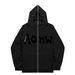 2024 Dark Butterfly Unisex Hoodie Gothic Couple Harajuku Oversized Zipper Sweatshirt_viptrois.com