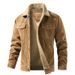 2024 Winter Male Youth Multi Bag Winter Loose Corduroy Warm Cotton Jacket Recommend_viptrois.com