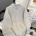 Loom Loom Style Lazy Couple Knitted Cardigan Sweater For Men Women, New Autumn Winter European And American Niche Loose Top Coat_viptrois.com