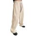 Men's Clothing Unisex Straight-Leg Sweatpants - Elastic Waist Joggers With Pockets (10 Colors, S-XXXL)_viptrois.com