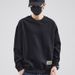 Pulse Shanggu Clothing 2025 Spring New Solid Color Pattern T-Shirt Men's Long Sleeve Versatile Crew Neck Sweatshirt Men_viptrois.com