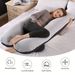 U-Shaped Maternity Pillow For Back, Neck, And Leg Support – Soft, Portable, And Comfortable Polyester Pregnancy Pillow For Expecting Moms_viptrois.com