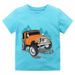 Mother & Kids Sports Boy T Shirt Short Sleeve Summer 2025 Children Cartoon Baby Cotton Top Summer Boy Top Short Sleeve_viptrois.com