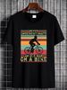 Never Underestimate An Old Man On A Bike Shirt, Cycling Tshirt For Men, Cycling Dad Gift, Cycling Grandpa, Father's Day Gift, Gi Soft Summer_viptrois.com