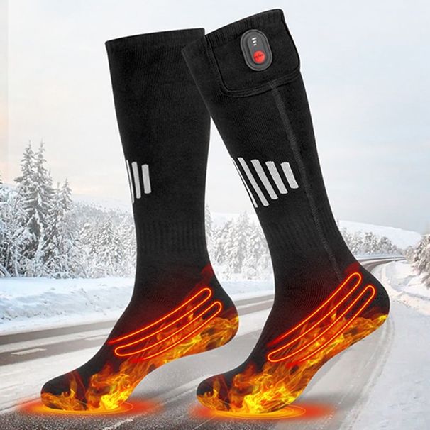 Battery Winter Snow Ski Socks With Heating Function Durable_viptrois.com