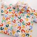 Cross Border Boy Summer Short Sleeved Children's Flower Shirt Full Print Letter Short Sleeved T Shirt Shorts 2 Piece Set_viptrois.com
