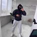 Men's Clothing Double Hood Zipper Hooded Men's Streetwear Zip-Up Hoodie With Double Hood & Side Pockets - Trendy Oversized Pullover For Urban Fashion_viptrois.com