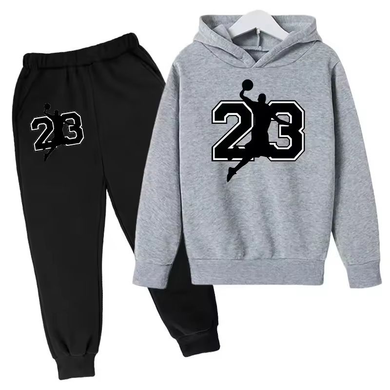 Unisex Autumn And Winter Hooded Sweatshirt Loose Fashion Casual Sports Comfortable Pullover Suit_viptrois.com
