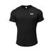 Fitness Clothes, Short-sleeved Men's Summer Sweat-absorbing And Breathable Top, Round Neck Bodybuilding Training Clothes, Men's Running Sports Cotton._viptrois.com
