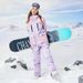 Workwear Ski Suit Set – Waterproof & Windproof Snow Gear (10K Waterproof, Breathable Polyester, Thermal Cotton Lining,Unisex Sizes)_viptrois.com