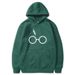 2025 New Trendy Brand Glasses Printed Hooded Fleece Unisex Sports Sweatshirt_viptrois.com