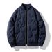 Premium Men's Winter Bomber Jacket With 90% White Duck Down, Warm Puffer Coat For Cold Weather, Casual Aviator Style, Windproof & Anti-Freeze_viptrois.com