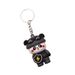 Bag Pendant Cute Panda Keychain, Creative Police Panda Couple Keychain Bag Pendant, Panda Doll Pendant_viptrois.com