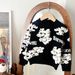 Mother & Kids Spring And Autumn New 2025 Men's Sweater Knitted Sweater Korean Style Round Neck Dragon Pullover_viptrois.com