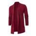 Loom Wholesale Foreign Trade Spring Autumn European And American Men's Sweater Mid-Length Slim Fit Trench Coat Casual_viptrois.com