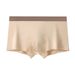 Pulse Men's Seamless Solid Color High-end Combed Cotton Breathable Loose Boxer Briefs Comfortable Plus Size Underwear_viptrois.com