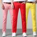 Men's Clothing Spring And Summer Thin Loose Straight Trousers Men's Elastic Business High End Long Pants Men_viptrois.com